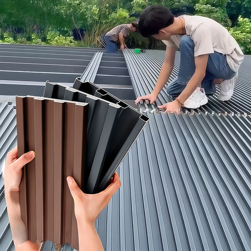 

Изолированная алюминиевая плитка Great Wall, крыши из алюминиевого сплава, изолированная плитка с двухслойным навесом для солнечной комнаты