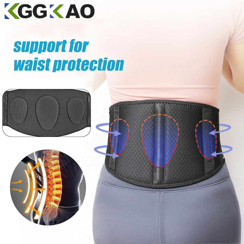 

1Pcs Back Brace with 3 Lumbar Pad,3 Supports,Back Brace for Men Lower Back Pain Women for Sciatica Scoliosis Relief