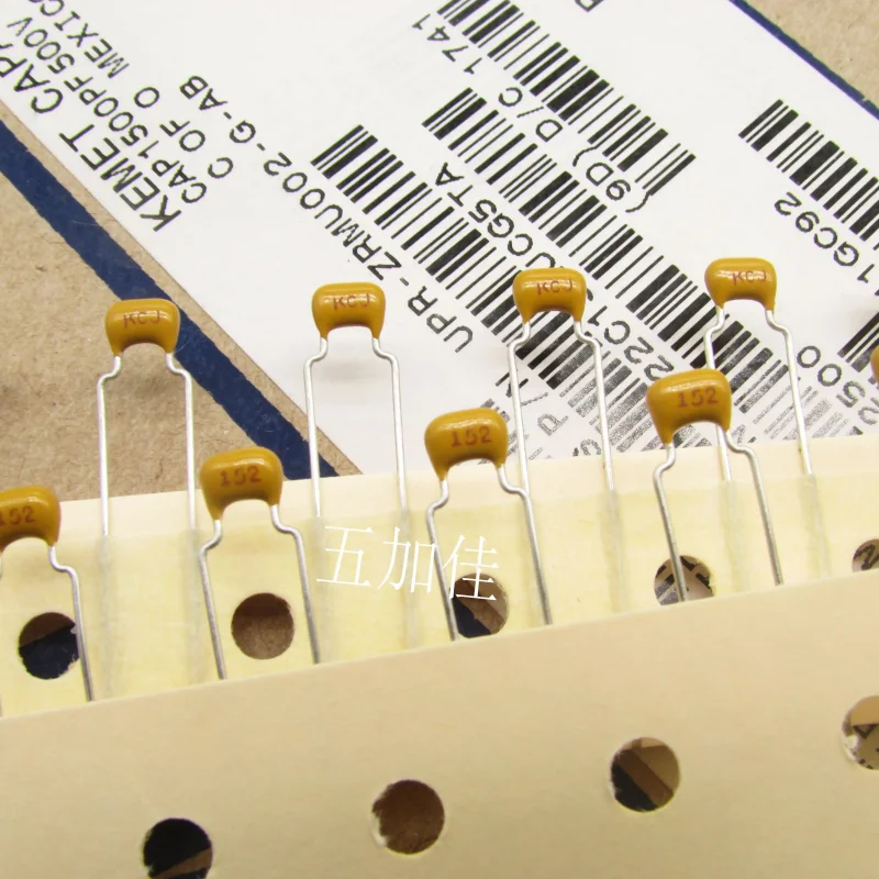 10-100pcs C322C152JCG5TA7301 500V1500PF C0G 152KCJ low-temperature drift imported ceramic capacitor