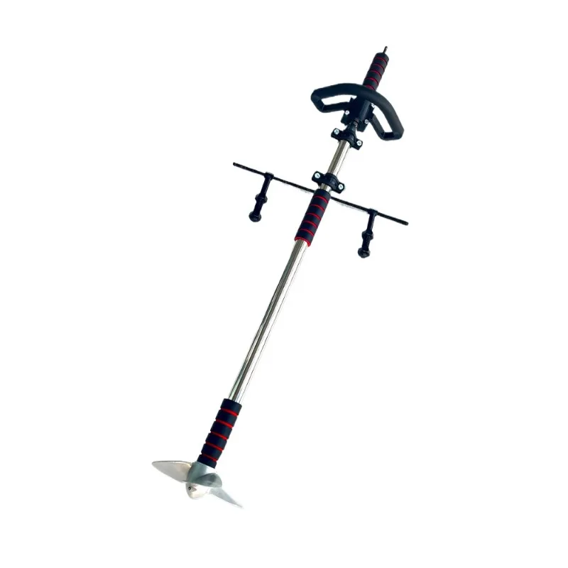 

Handheld Propeller Portable Canoe Hand Kayak Hand Push Paddle Outboard Motor Stand