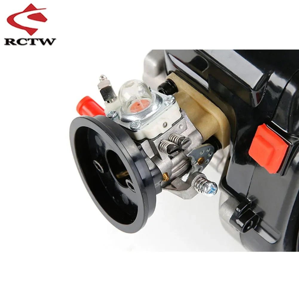 36cc 2 Stroke Gas Engine 4 Bolt with WT-1191 Carb Spark Plug for 1/5 HPI Rofun Baha KM Rovan Baja Losi 5ive T Rc Car Toys Parts