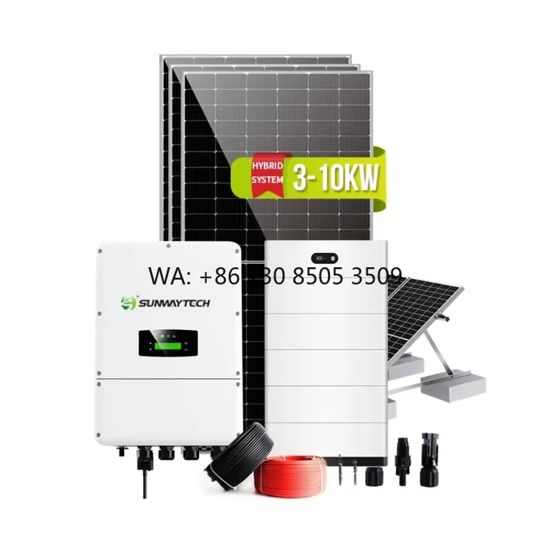 Home Hybrid off Grid Solar Panel System 5kw Solar Hybrid System Split Phase 8000w 9000w Solar Panel Hybrid System Complete