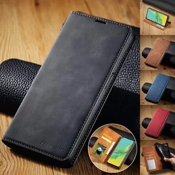 Wallet Leather Case for Samsung Galaxy S24 S23 S22 S21 S20 FE Ultra Plus S10 S9 S8 Plus A25 A52s A53 A12 A71 A51 Flip Cover