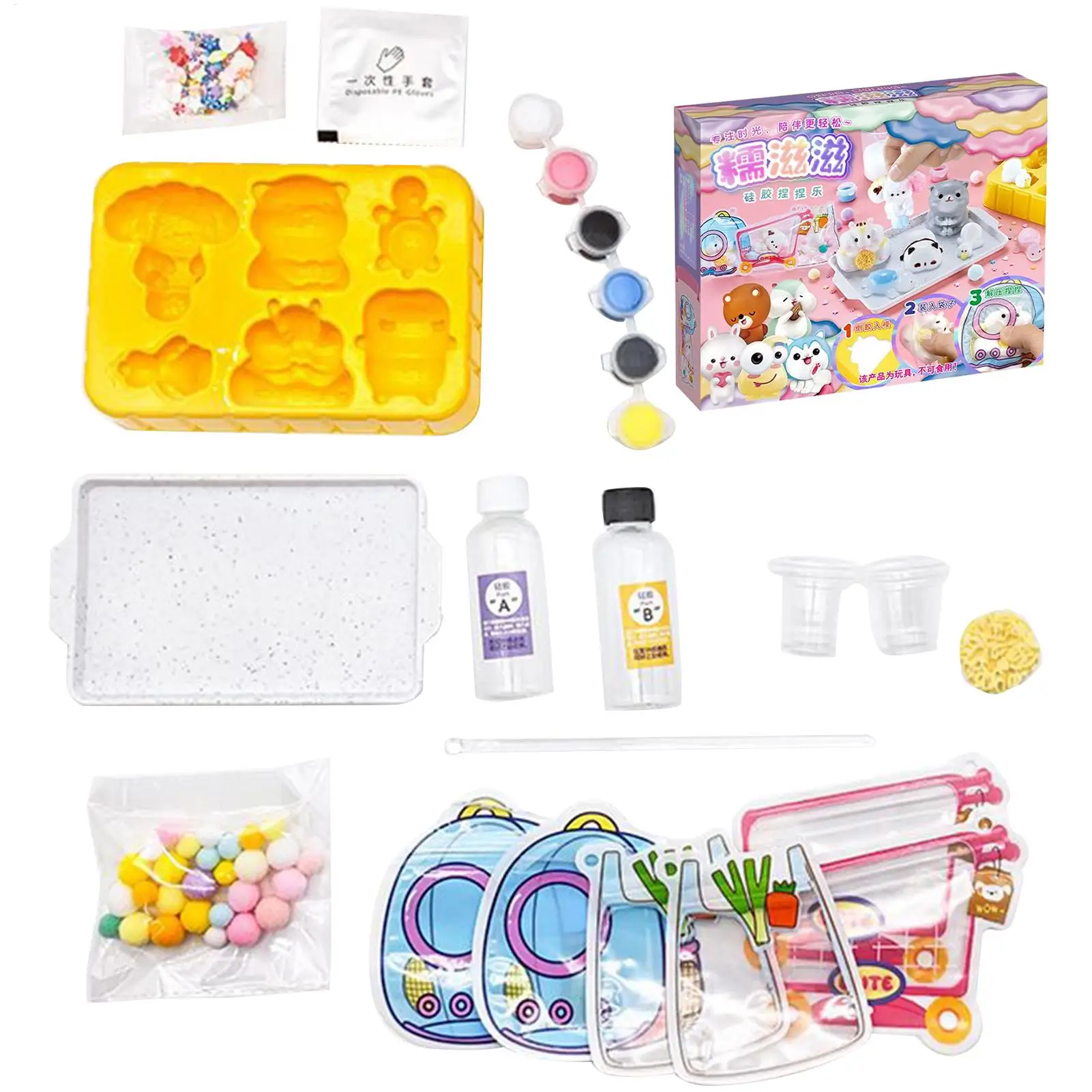 

Игрушка для сжимания животных, сенсорная игрушка для сжимания животных, силиконовая мягкая успокаивающая игрушка для снятия стресса для школы, офиса, путешествий