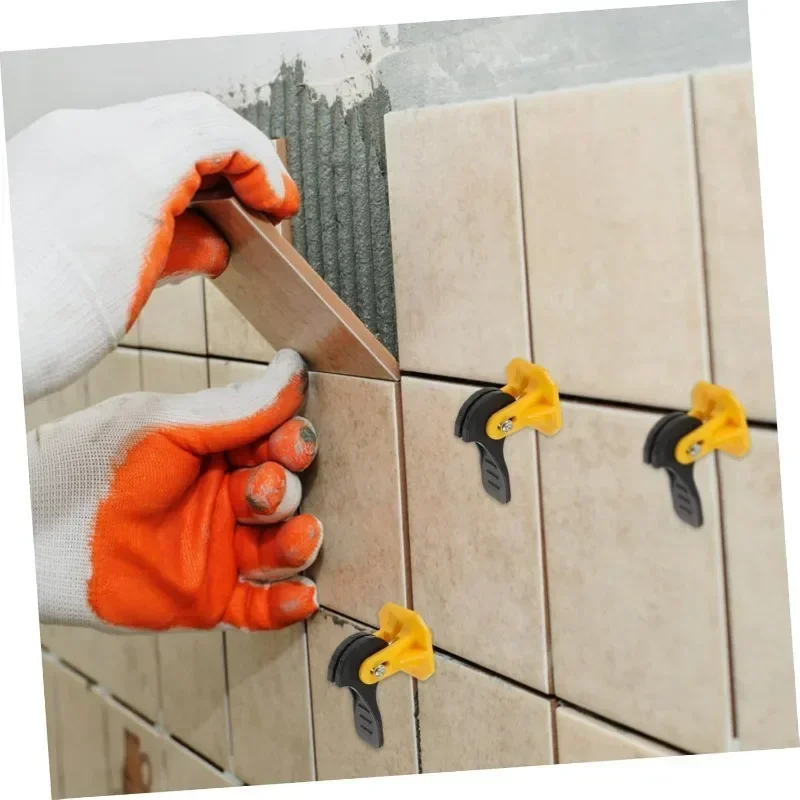 Floor Tile Leveling Spacers Clips Reusable Tile Leveling System for Laying Fixing Hand Tile Flat Ceramic Wall Construction Tools