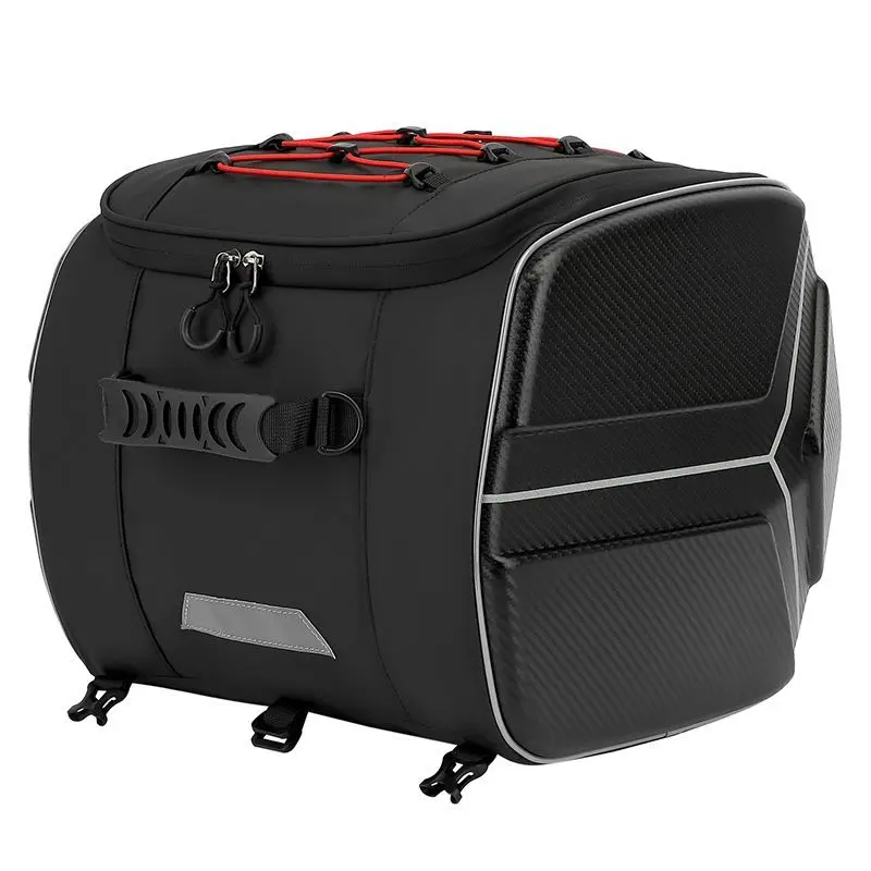 Motocentric Waterproof Motorcycle Helmet Bag Multifunction Motorcycle Rear Seat Bag High Capacity Motorcycle Bag Rider Backpack