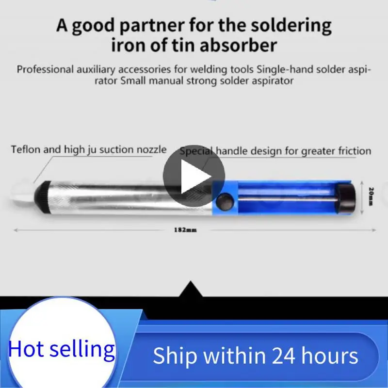 Aluminum Metal Desoldering Pump Suction Tin Gun Soldering Sucker Pen Removal Vacuum Soldering Iron Desolder Hand Welding Tools