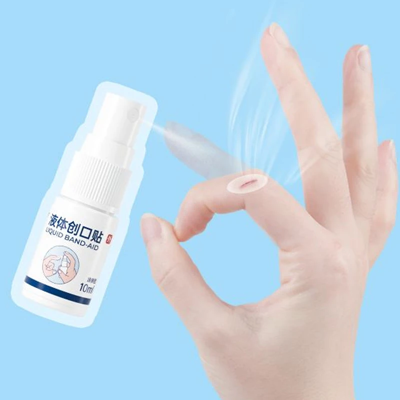 Outdoor Portable EDC Liquid Wound Patch Waterproof Breathable Fast Dry Film Forming Invisible Medical Hemostatic Patch Band Aid