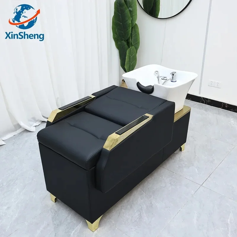 XinSheng Shampoo Bed Head SPA Beds Basin Headspa Salon Furniture Barber Shop Hair Washing Lounge Chair Hair Cutting Equipment
