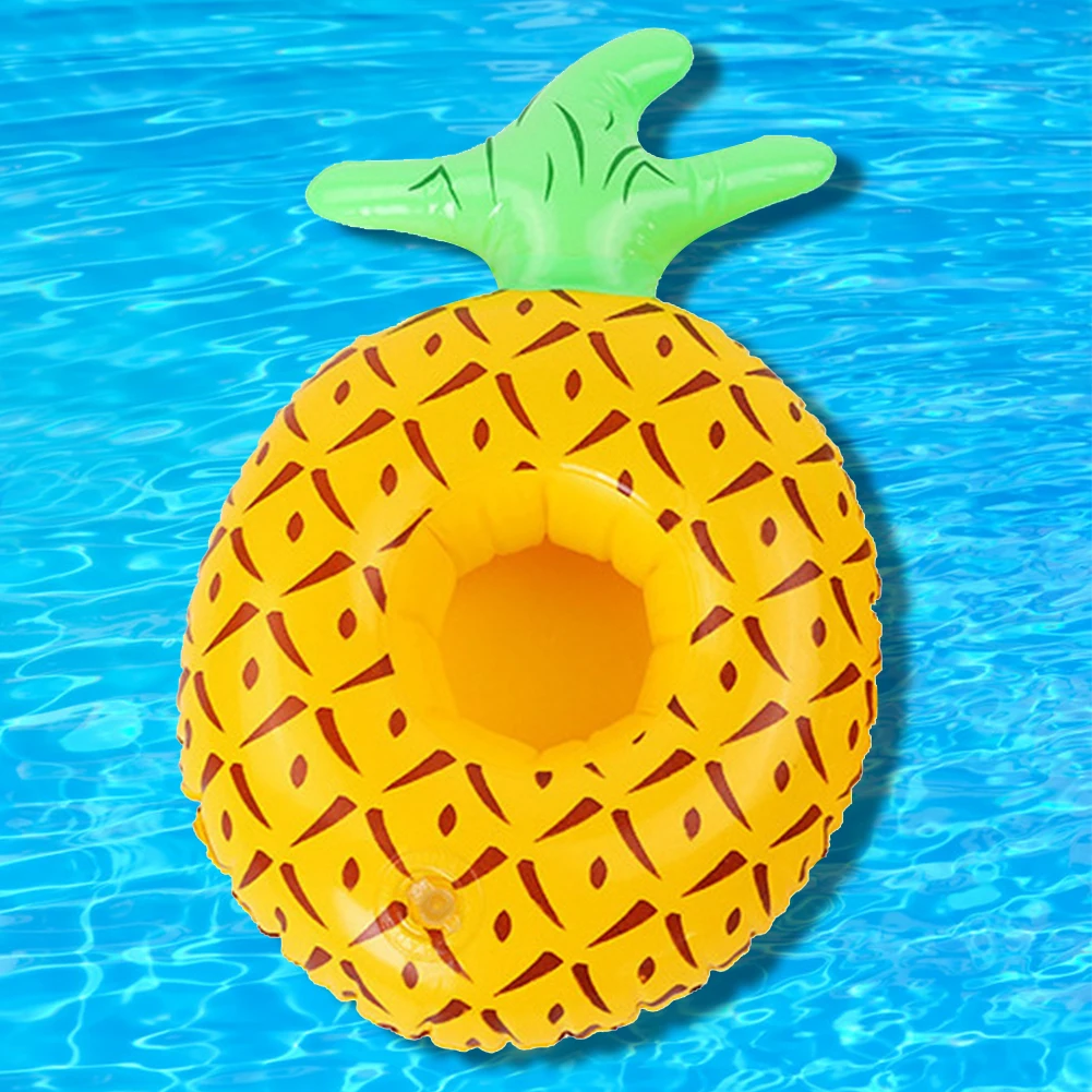 Float Beer Drink Tray Inflatable Pool Floats Bar Coasters PVC Cooler Table Party Supplies for Pool Beach Swimming