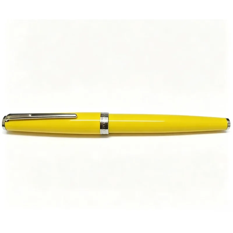 Yellow M B 145 Ball Pen F 0.5mm Nib Fashion Mon Red Fountain Pen Modern Design Smooth Writing Ballpoint Pen Office Stationery