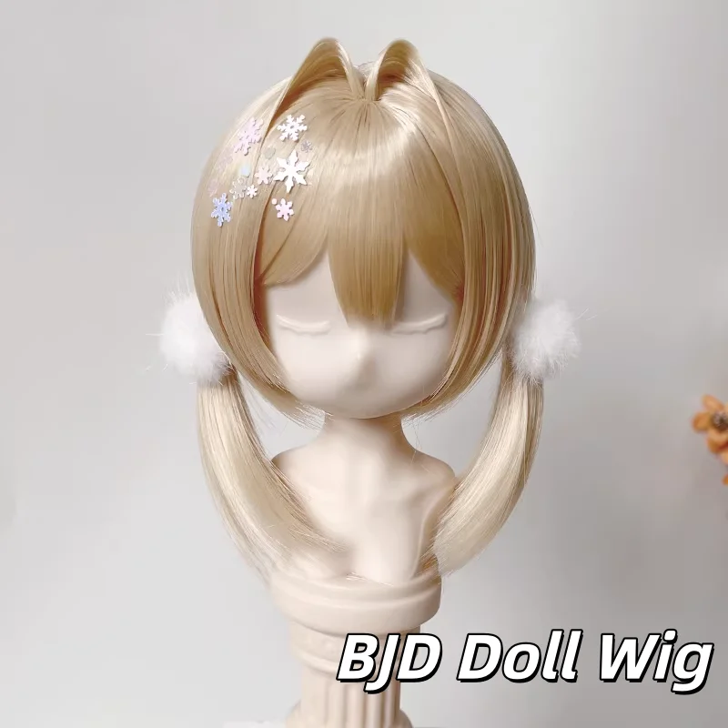 Parrucche per bambole BJD, capelli corti, per 1/3 1/4 MSD MDD DD, accessori per capelli lisci, parrucca