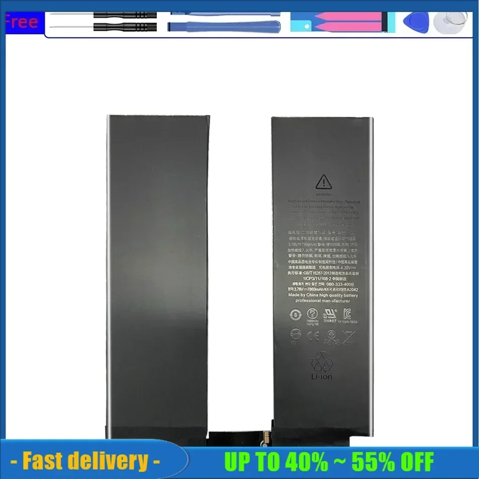 Tablet  Portable Battery For iPad Pro 11 2018 A1980 A2013 A1934 A1979 A2042 2020 A2228 A2230 A2231 2rd 2th Replacement Batteries