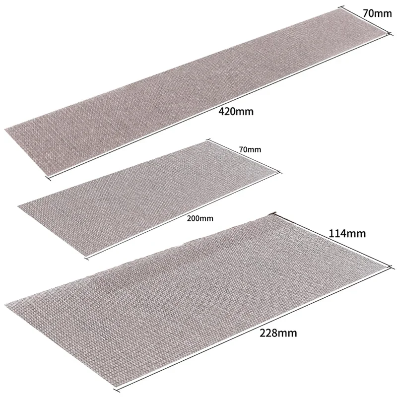 Hook and Loop Mesh Sanding Disc 15Pcs Dust-Free Assorted 60-1000 Grit Sanding Screen for Auto Wood Drywall Metal Polishing