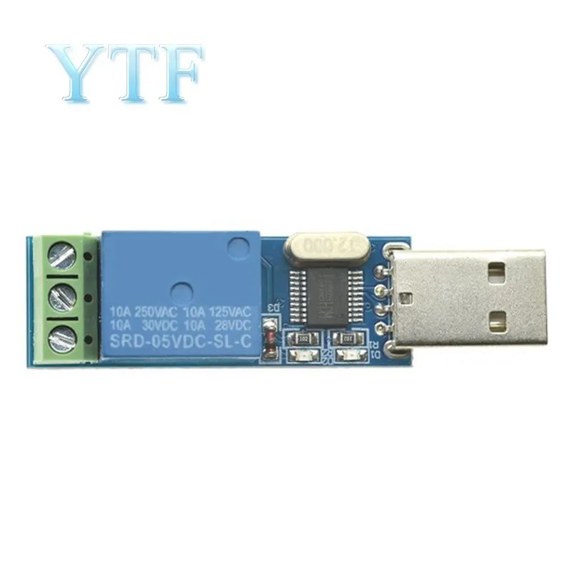 Módulo de relé USB tipo LCUS-1, convertidor electrónico, PCB, interruptor de Control inteligente USB