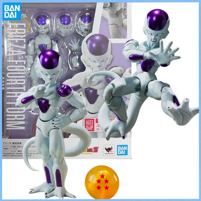 

BANDAI SPIRITS DRAGON BALL Z SHF FRIEZA FOURTH FORM Anime figure Movable toy Anime Peripheral Action Figures Doll for Collectors