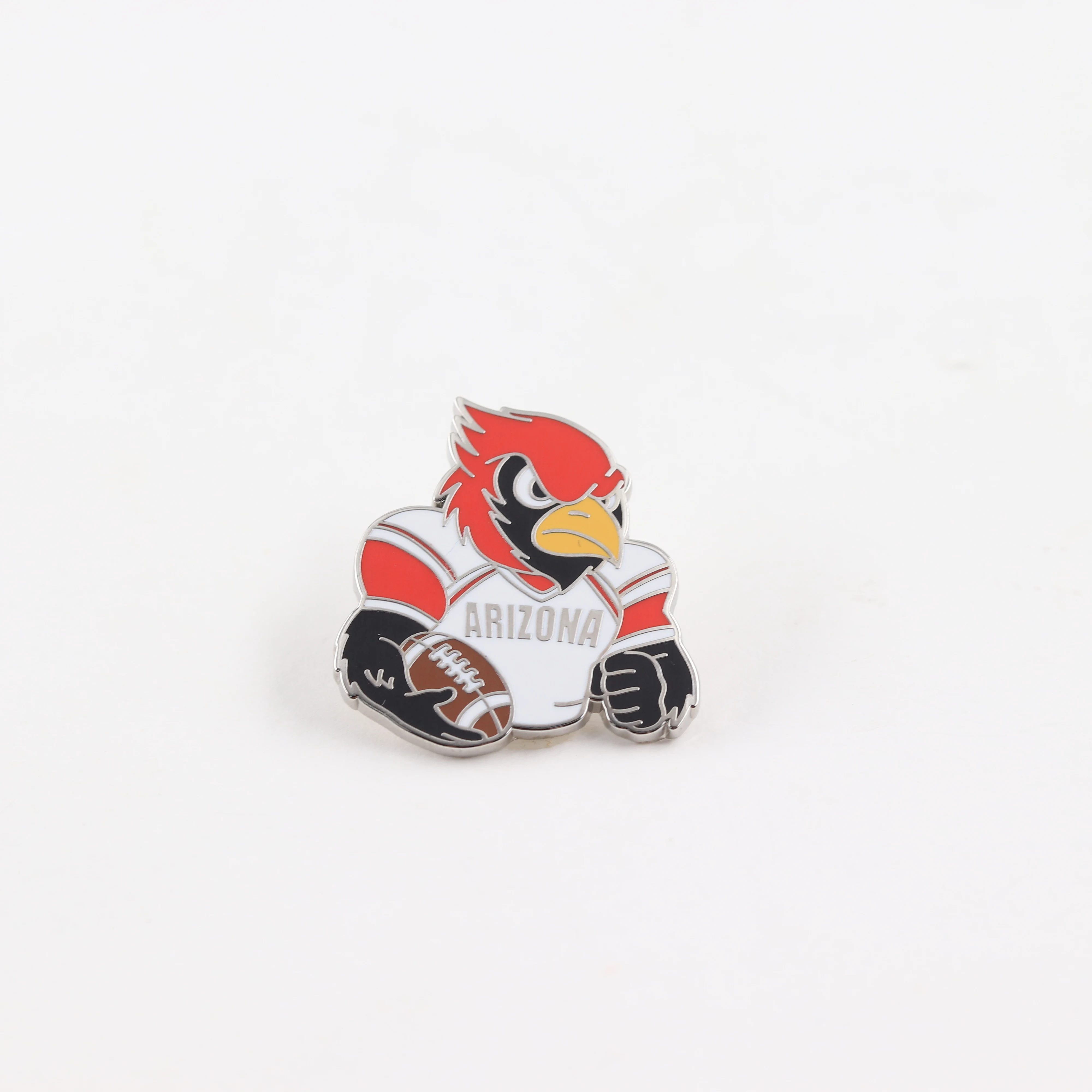 Arizona Football Cardinal Emaille-Pin Sportteam-Maskottchen-Brosche für Fans Spieltag Rucksack Kleidungszubehör Schmuck Geschenk – Detail 10