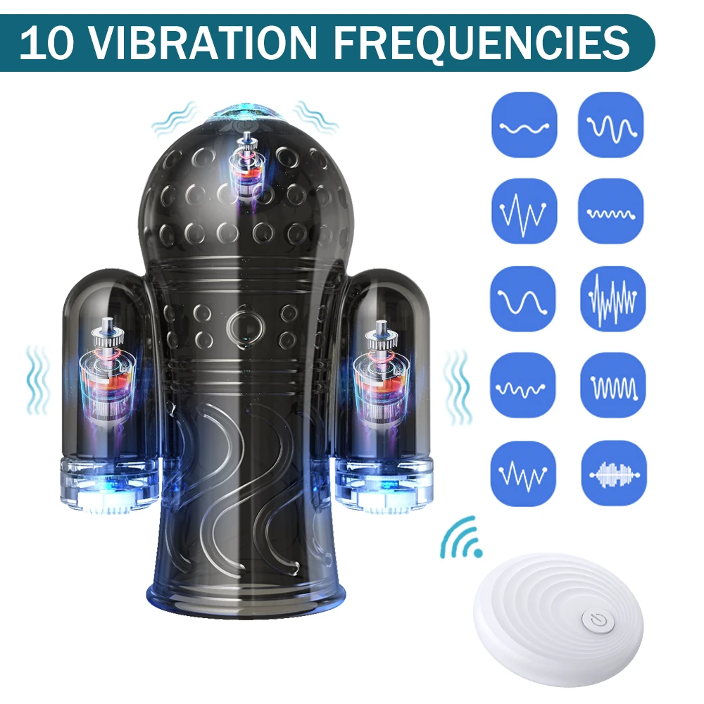 Wireless Remote Control Glans Vibrator Penis Trainer Sex Toys for Men Delay Lasting Glans Trainer Vibrators Male Masturbator