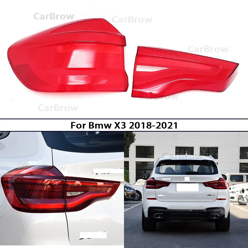 

Brake Lights Mask Replace Original Lampshade Housing For Bmw X3 G08 2018-2021 Taillight Shell Tail Lamp Cover