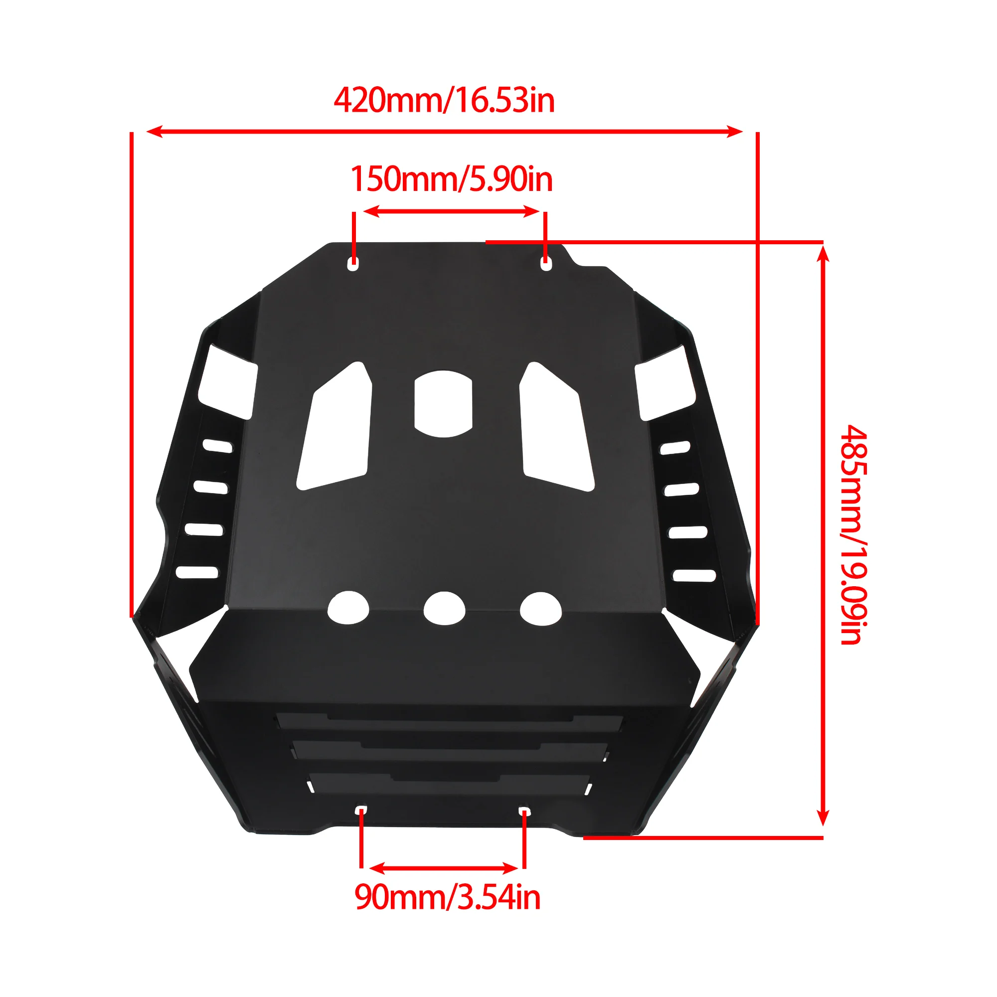 اكسسوارات الدراجات النارية غطاء للحماية المحرك الهيكل تحت الحرس لوحة التزلج حامي ل Benelli TRK502 TRK502X TRK 502X 502