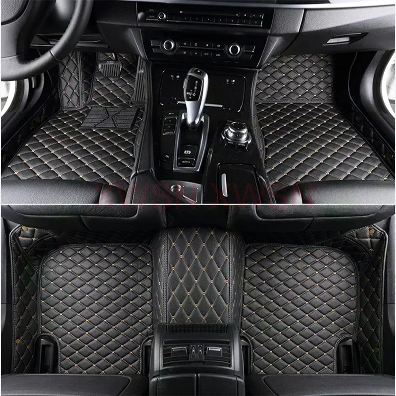 Custom 3D Full Coverage Car Floor Mats for Peugeot 3008 2013-2019 Year Interior Details Auto Accessories