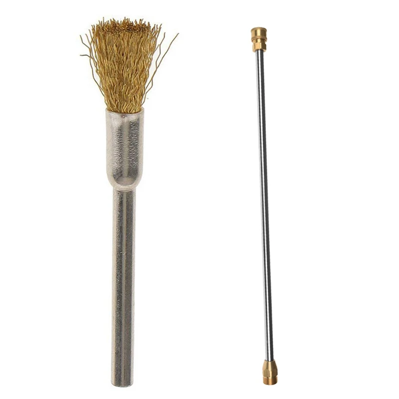 

1 Pcs Rustproof Metallic Wire Brush Cleaning Tool S & 1 Pcs Stainless Steel Quick Connect Lance,16 Inch,5000Psi