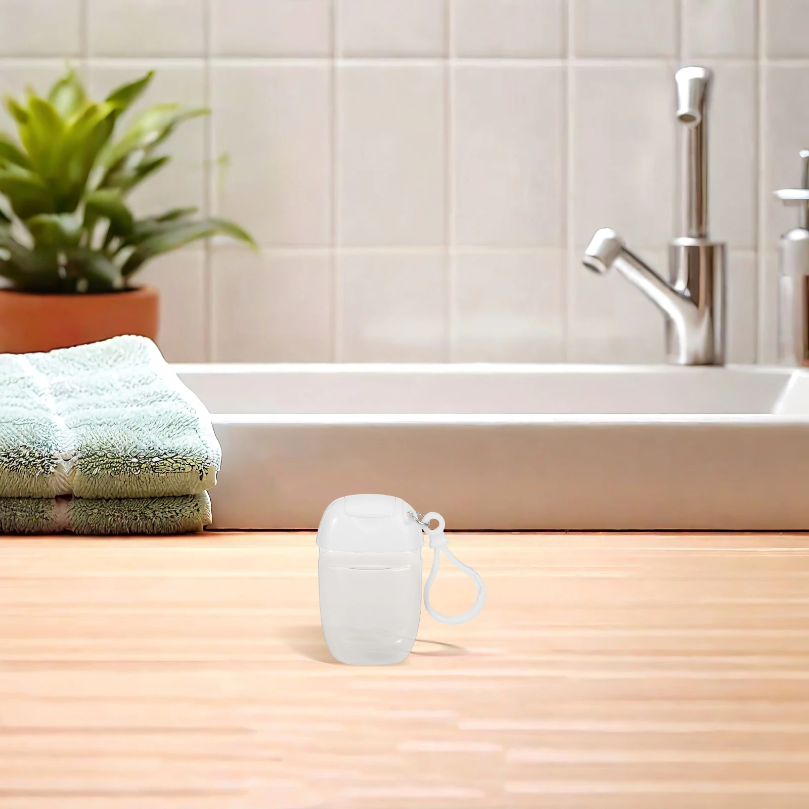 9 Uds botellas de mano vacías 30ml tamaño de viaje recargable llavero a prueba de fugas para champú loción botellas de viaje de maquillaje multiusos