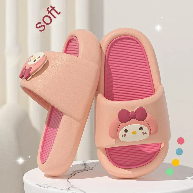 Summer Children's Slippers Indoor Home Casual Soft Soled Sandals Outdoor Beach Flat Confortable Kid;s Slides Shoes