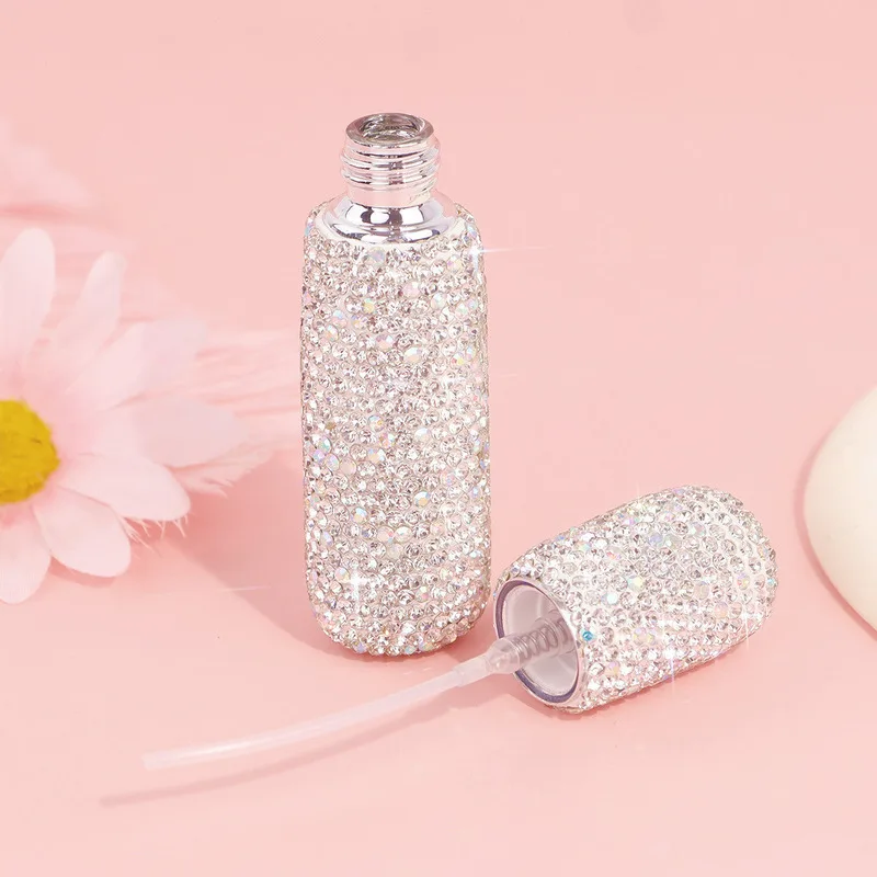 High-End Diamond Set Perfume Bottle 10ML Portable Glass Mini Spray Bottle for Travel Sample Press