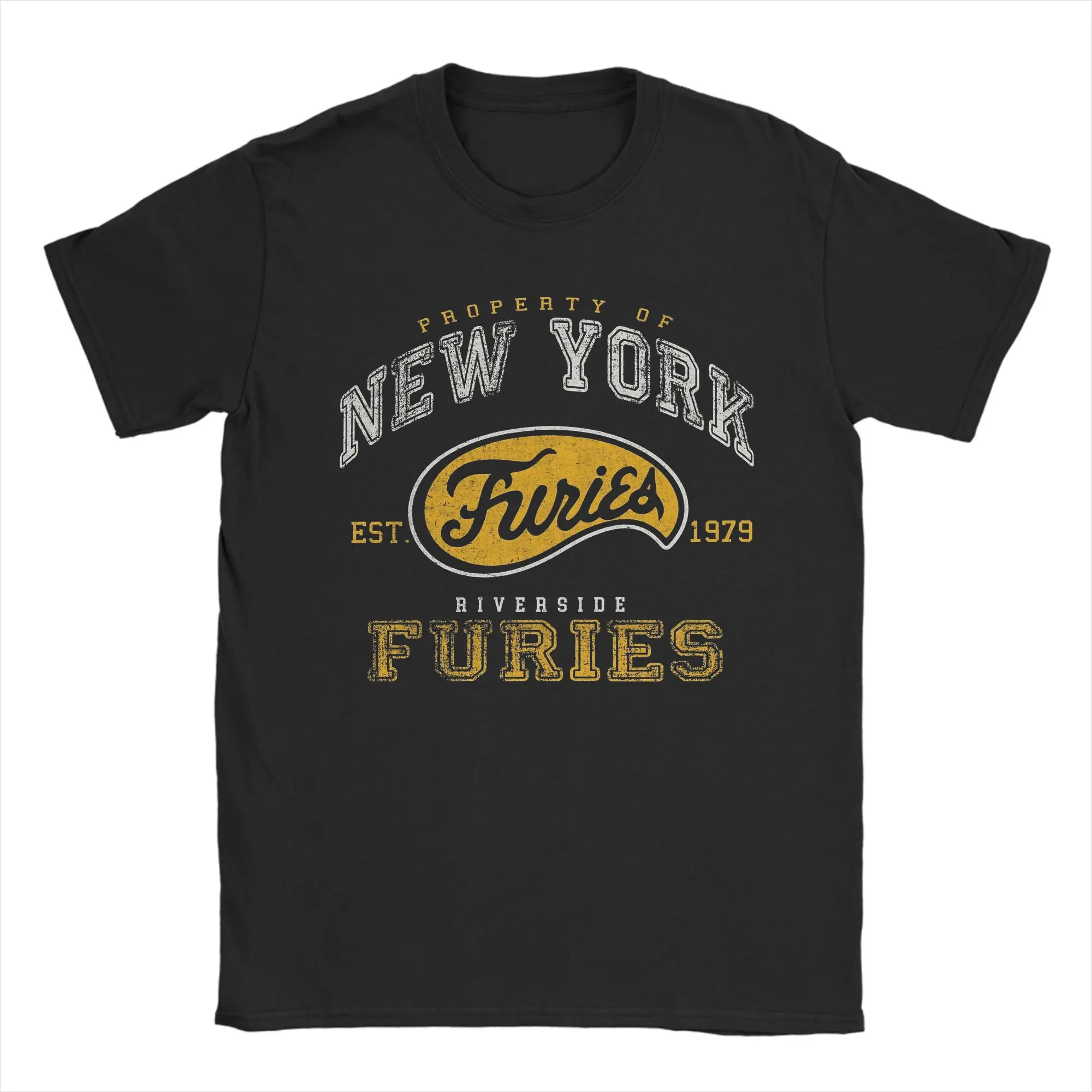 

Property of New York Furies From Warriors Movie T Shirt for Men Cotton T-Shirt Round Neck Tees Short Sleeve Clothing 4XL 5XL 6XL