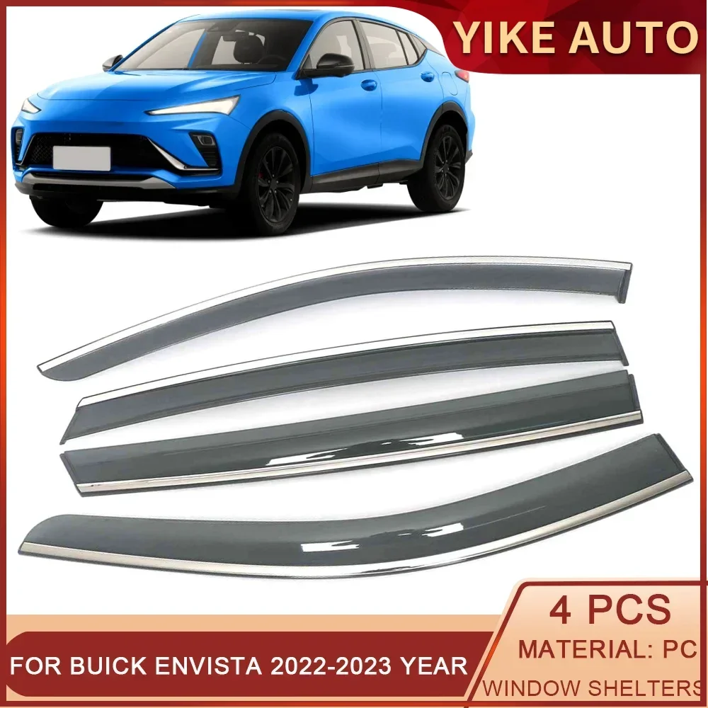 

For Buick Envista 2022-2023 Car Window Sun Rain Shade Visors Shield Shelter Protector Cover Sticker Exterior Accessories