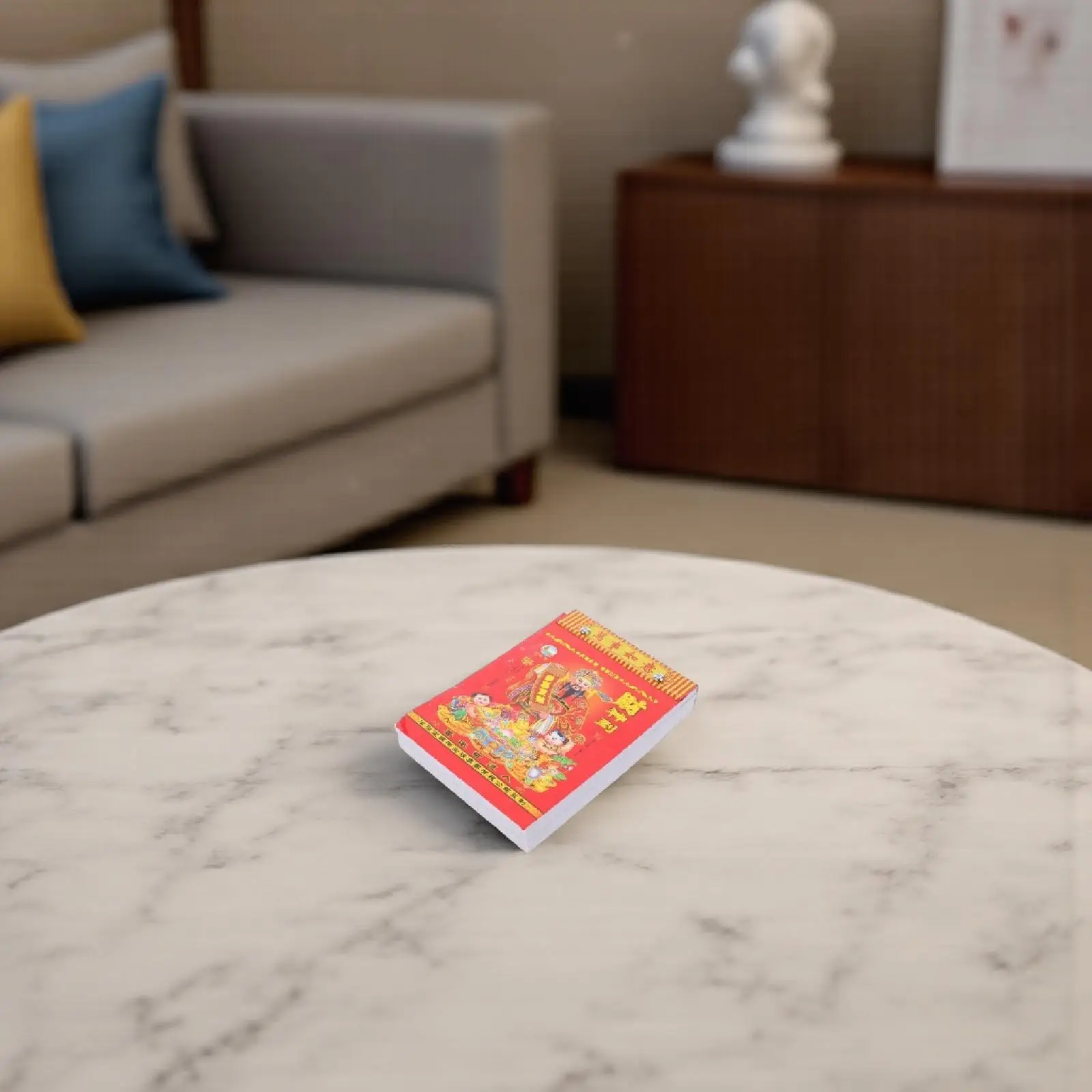 

Китайский настенный календарь на 2026 год (Год Лошади), отрывной, с традиционным лунным календарем, ежедневный, ежегодный, для офиса и дома, Фэн-шуй