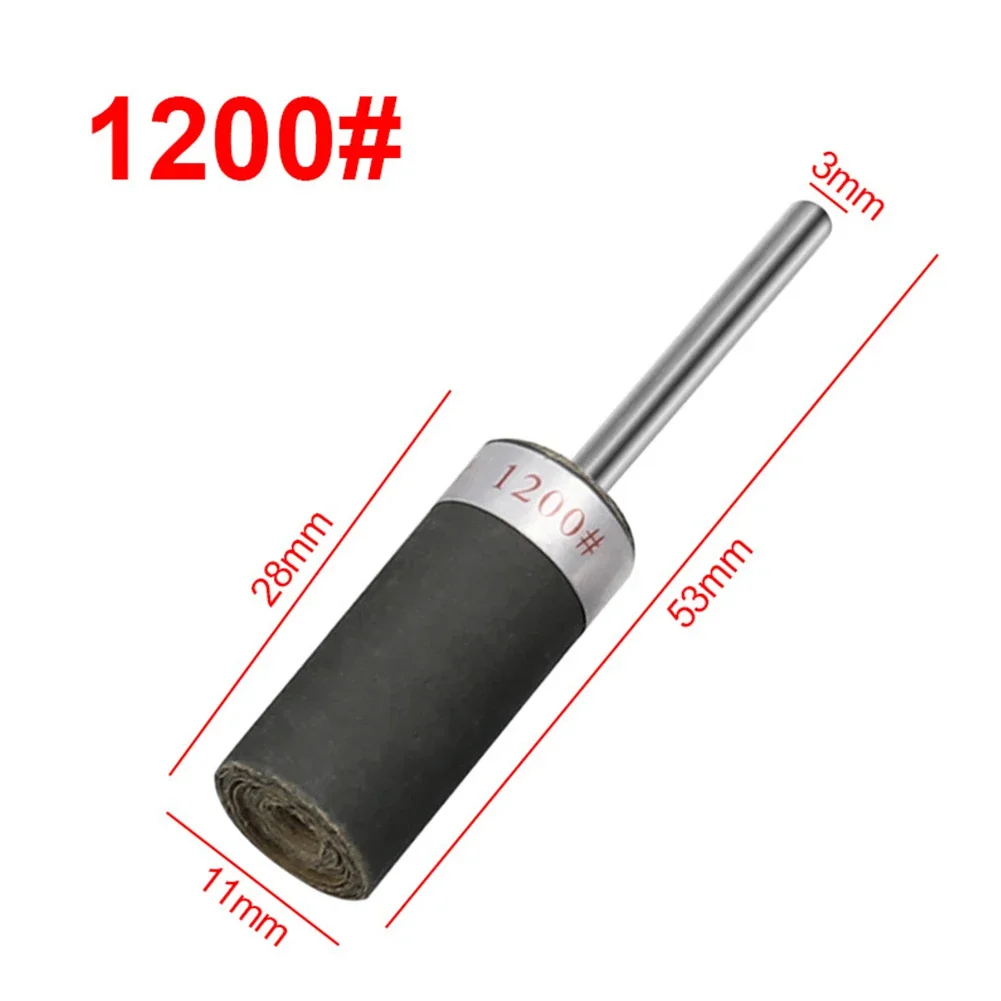 180-2000 Grit Sand Paper Bar Sanding Belt Polishing Head Sandpaper Grinding Rod For Abrasive Rotary Tools