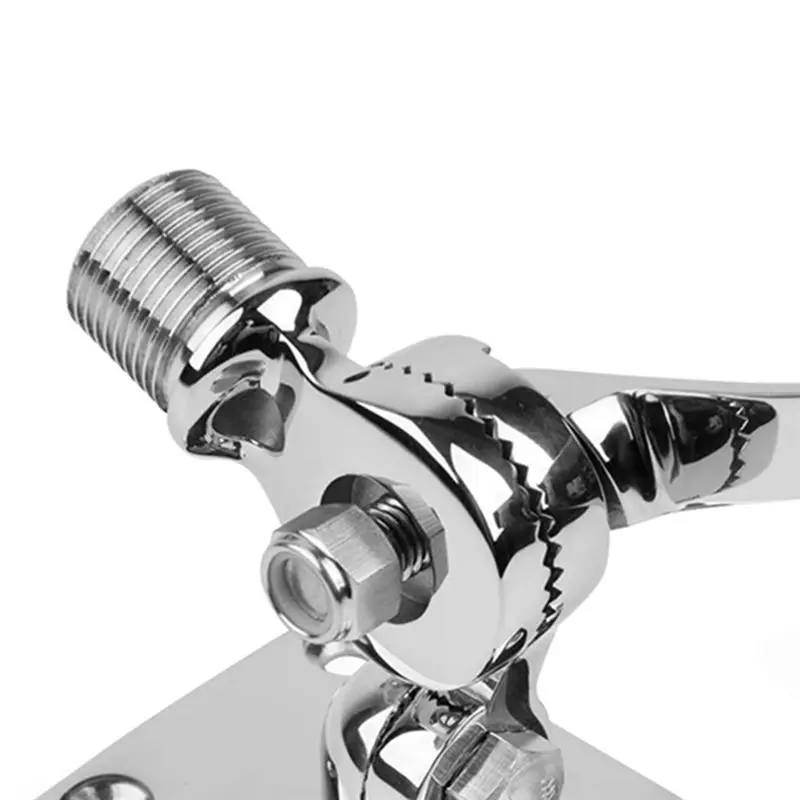 [NEW!A08R】 Marine VHF Antenna 316 Stainless Steel Adjustable Base Mount For Boats