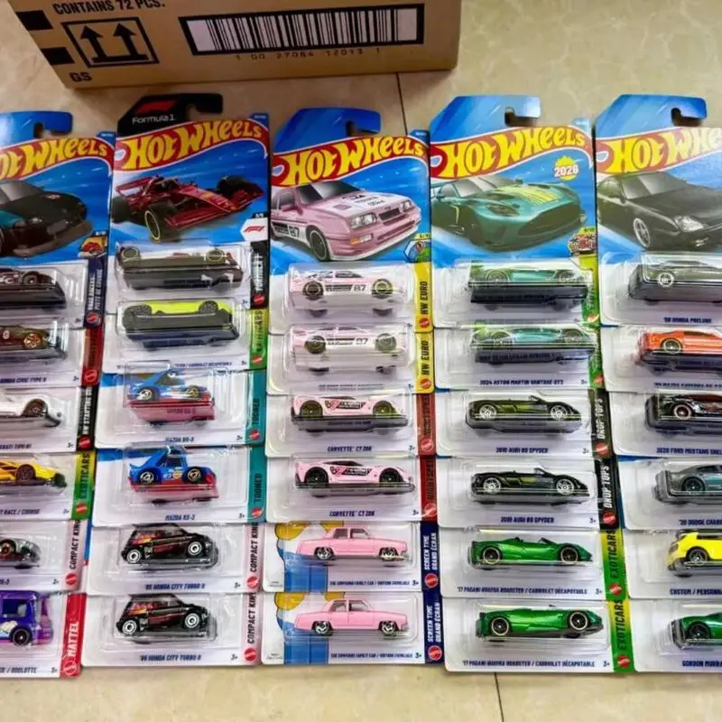 

Новые коллекционные модели автомобилей Hot Wheels 2026 F Case 1/64 Mainline Series: Ford GT Race, Aston Martin, Lamborghini (литые под давлением)