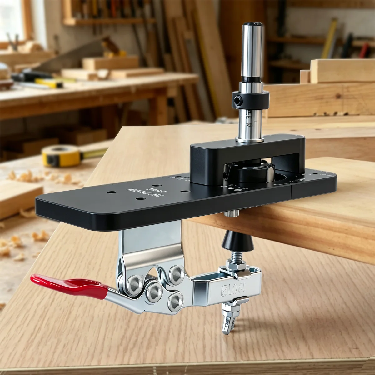35mm Concealed Hinge Jig Kit Aluminum Hinge Cup Hole Drilling Template with Clamp Cabinet Door Woodworking DIY Installation Tool