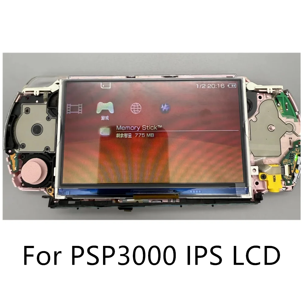New PSP3000 IPS LCD for Sony PSP 3000 Liquid Crystal Display Not Suitable for Toshiba LCD Screen 07g Motherboard