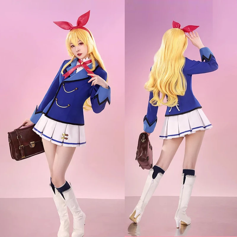 Anime Hoshimiya Ichigo Kiriya Aoi Cosplay Costume Wigs Lovely School Uniforms Coat  Shirt Skirt Suit Halloween Christmas Clothes