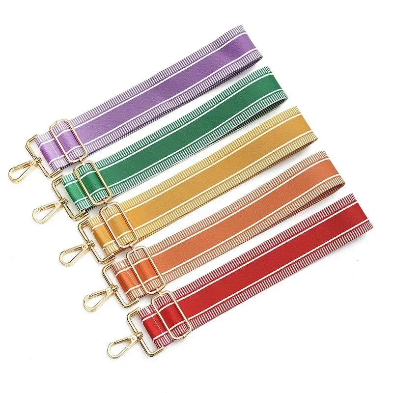 

New Widen Bright Color Comfortable Bag Strap Accessories Single Shoulder Strap Adjustable Guitar Long Shoulder Strap