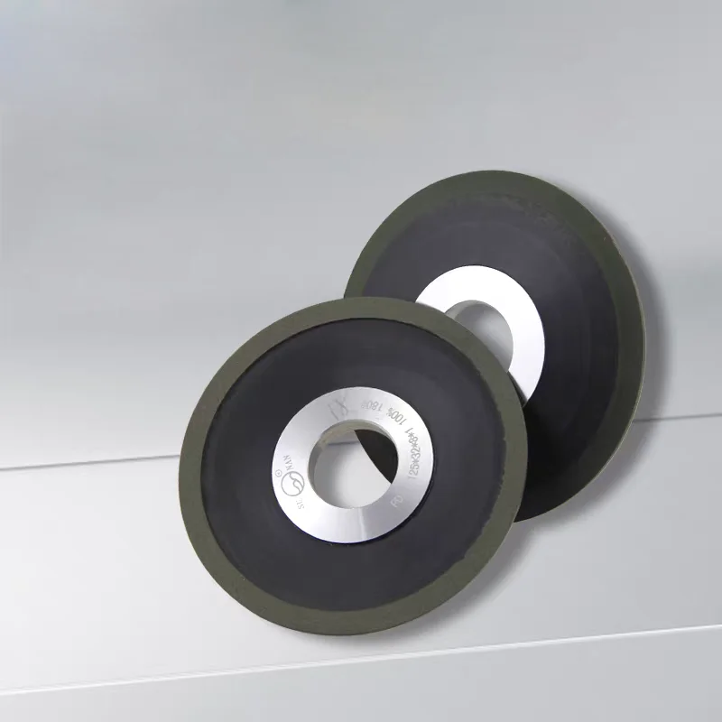 125mm 150mm Diamond Grinding Wheel, Saw Blade Grinding Tool, Tungsten Steel Alloy, Ultra-Thin Angled Grinding Wheel, Green