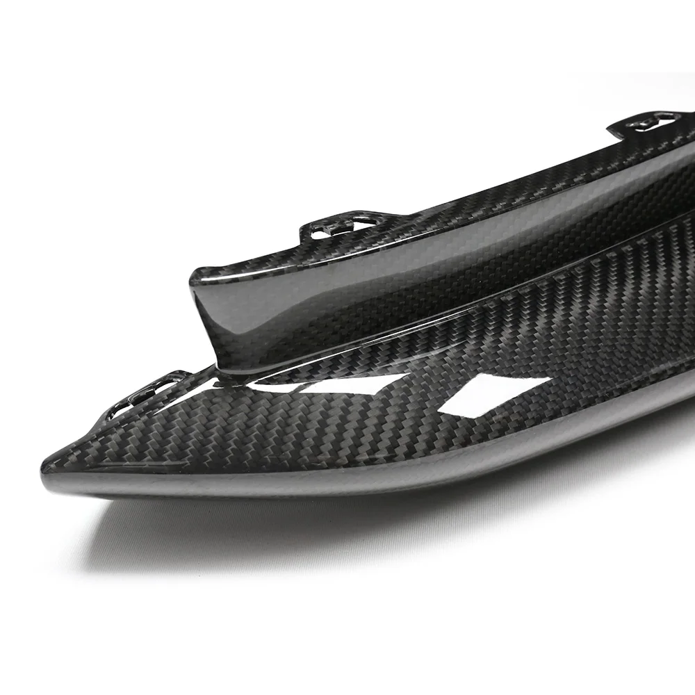 For 2021- 2025 BMW M3 G80 Mp Style Competition Real Dry Carbon Fiber Corner Extension Spats Rear Bumper Body kit Splitter