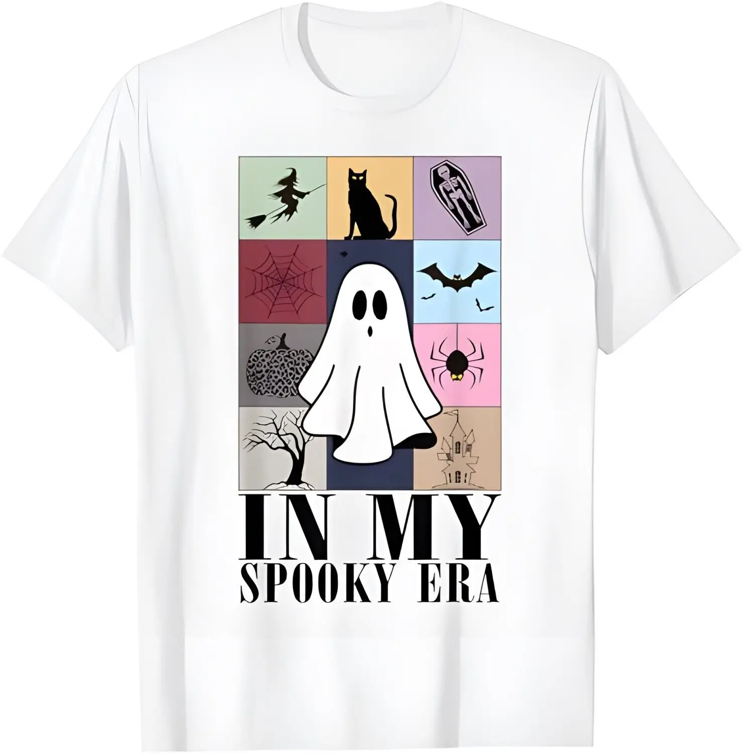 

Funny Ghost Retro Halloween In My Spooky Era T-Shirt