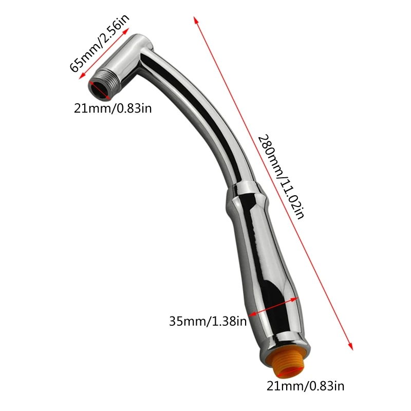 Q2Q4 Chuveiro para Extensão da Cabeça Design Hand Hold Extender Ajuste High Pol