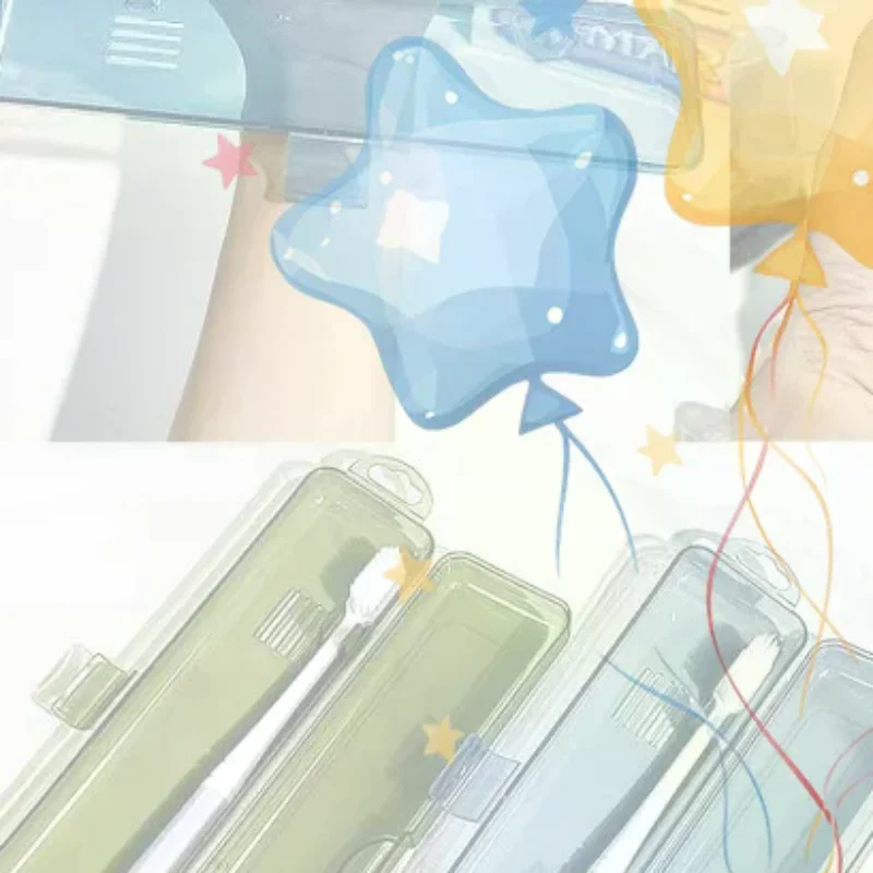 Transparent Toothbrush Storage Box Convenient Travel Toothbrush Holder Portable Toothbrush Case Toothbrush Travel Case