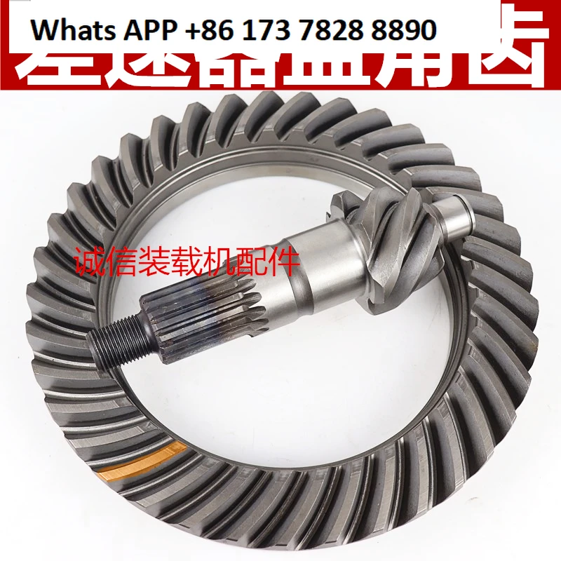 

Запчасти для погрузчика Вилочный погрузчик Дифференциал оси Главный редуктор Угловая шестерня раковины 6:37 Основной редуктор Ось Угловая шестерня раковины