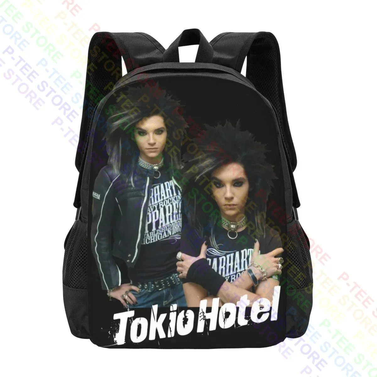 Tokio Hotel Vintage Metal Band Rock P-1790Backpack Large Capacity Bookbag Storage Bag