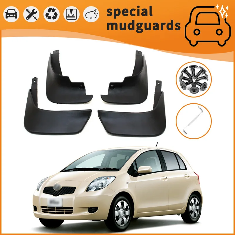 

For models 99-24 of Toyota Vios Vitz Venza Mudguards Fender Mudflaps Front Rear Flares Splash Guards Cover Car Accessorie