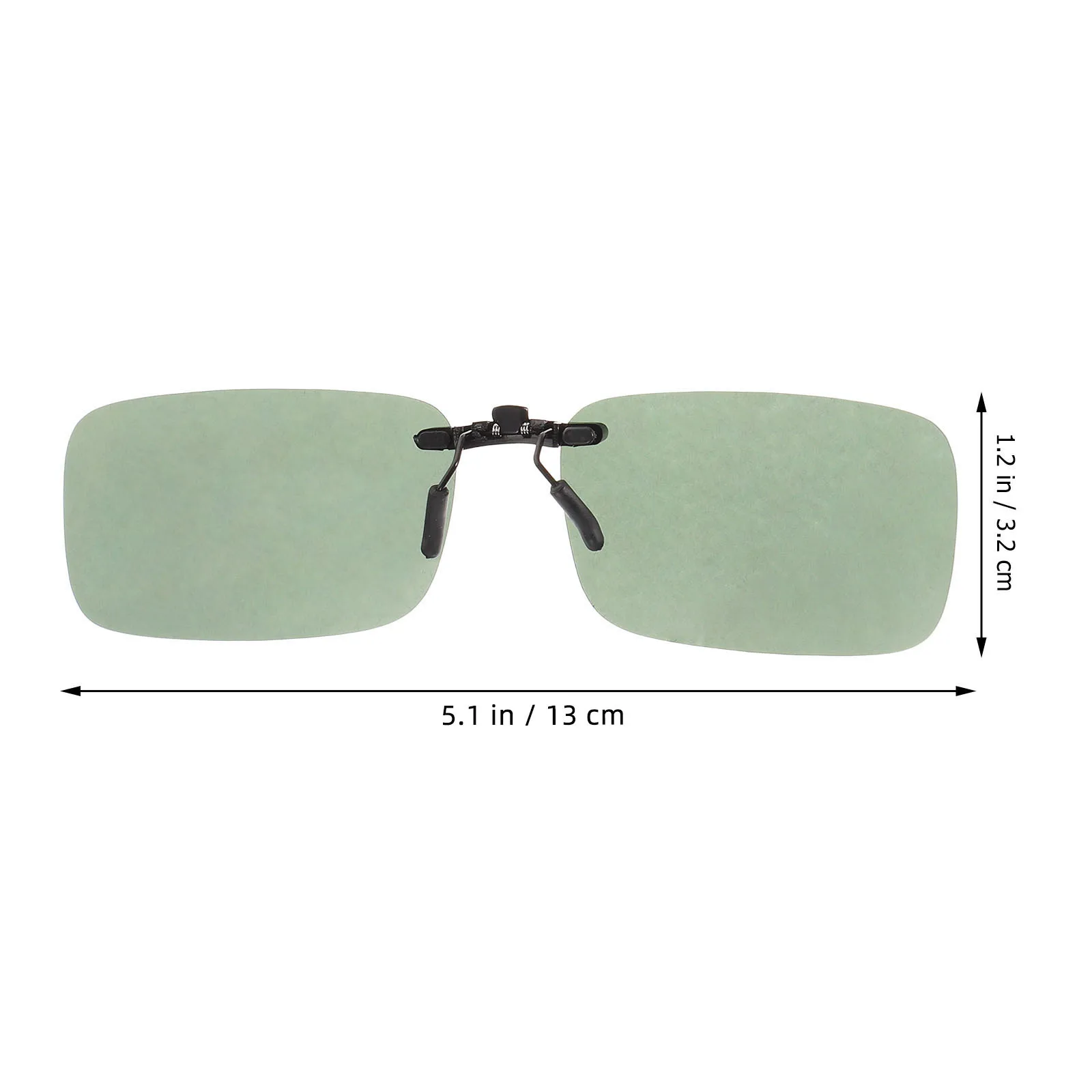 

3Pcs Sunglasses Polarized Clip Myopia Driver Glasses Clip Coffee Film Lightweight Polarized Lenses for Driving Safety
