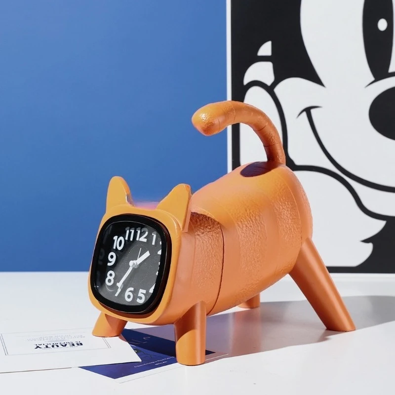 Simple Modern Living Room Bedroom Cartoon Animal Desktop Clock Ornament TV Cabinet Wine Cabinet Desktop Soft Decoration