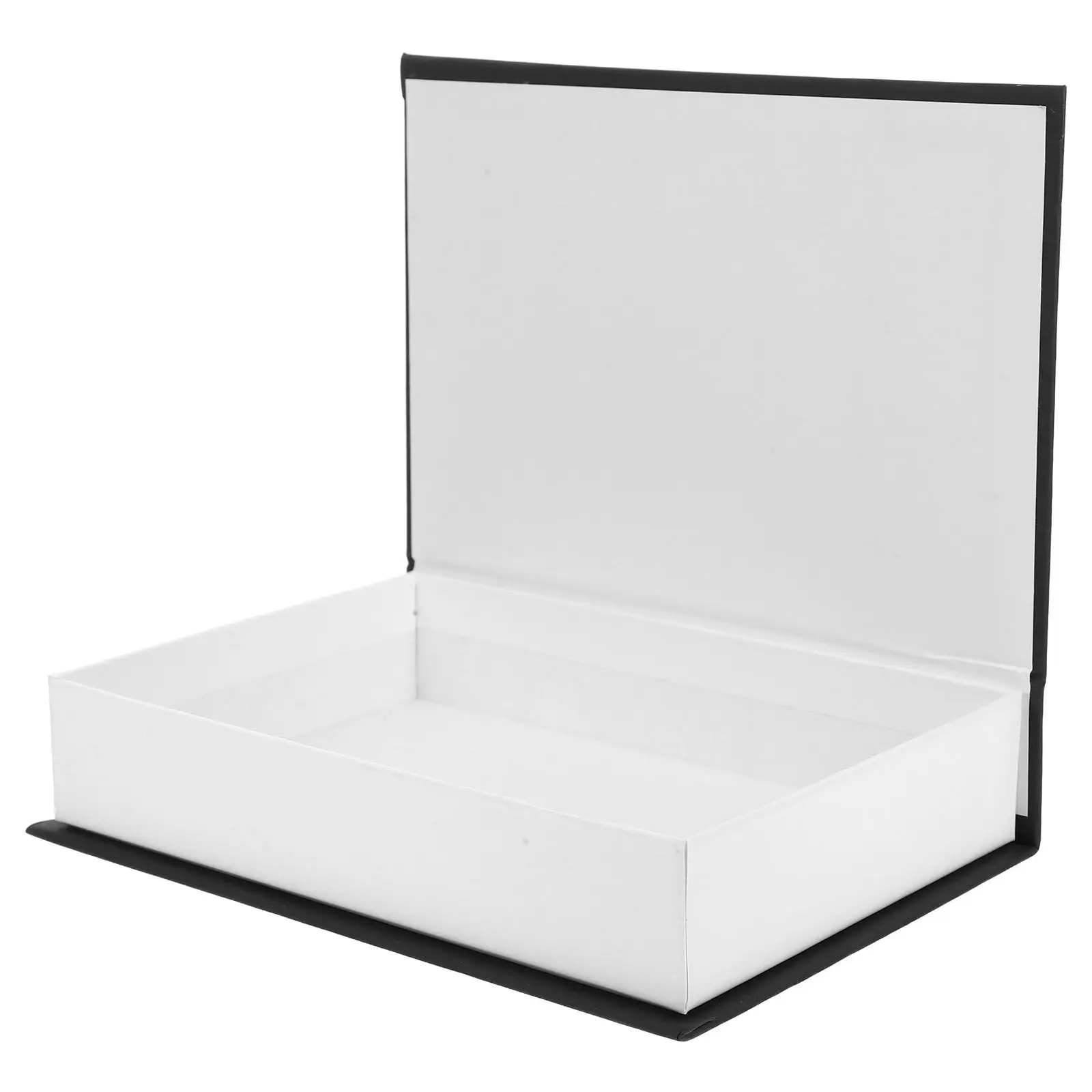 Fake Book Box Vintage Aesthetic Hollow Book Shaped Storage Container for Rings Necklaces Mirrors Photos Bookshelf Desk Decor